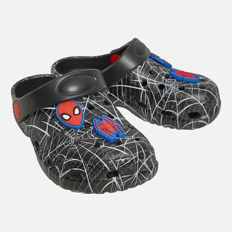 Spiderman Boys Clogs Black/Multi - Image 1