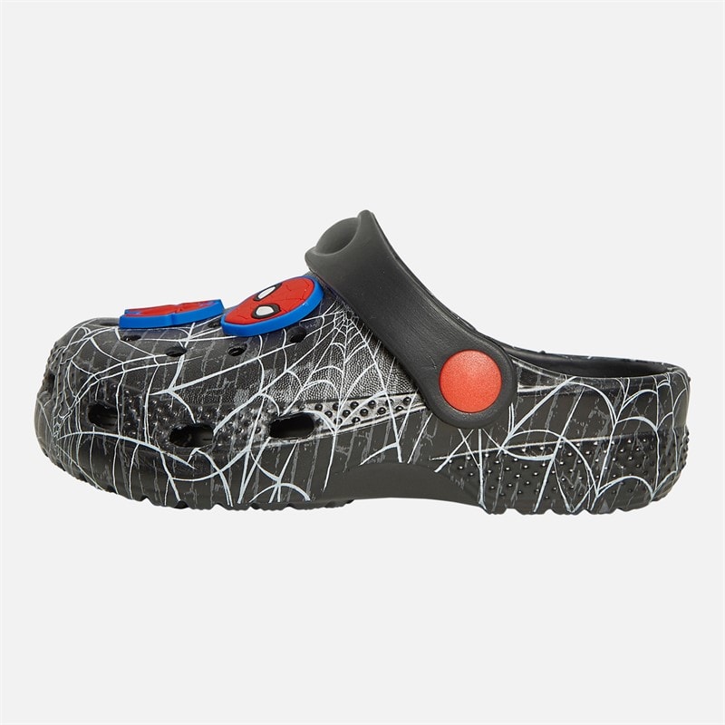 Spiderman Boys Clogs Black/Multi - Image 2