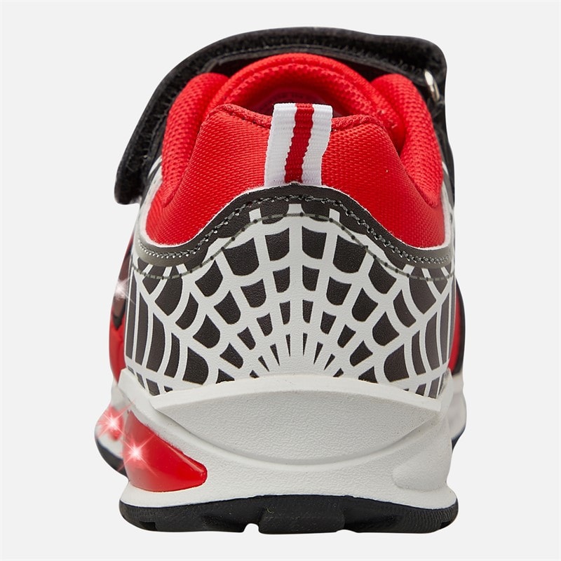 Spiderman Infant Boys Light Up Trainers Black - Image 3
