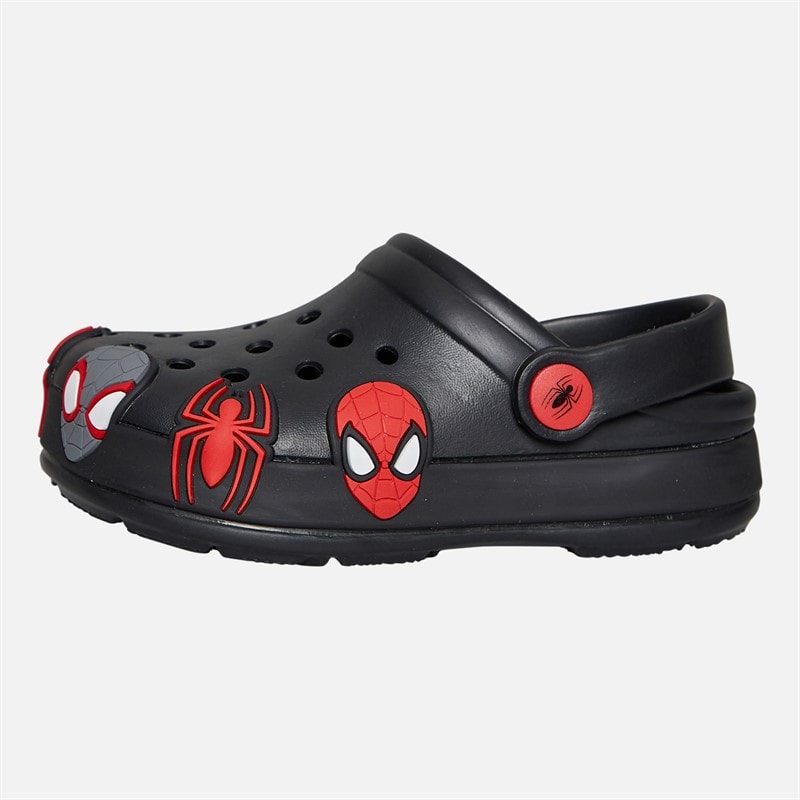 Spiderman Boys Flair Clogs Black/Multi - Image 2