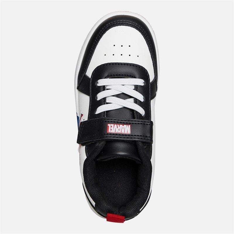Spiderman Infant Boys Cupsole Trainers White/Black/Red - Image 4