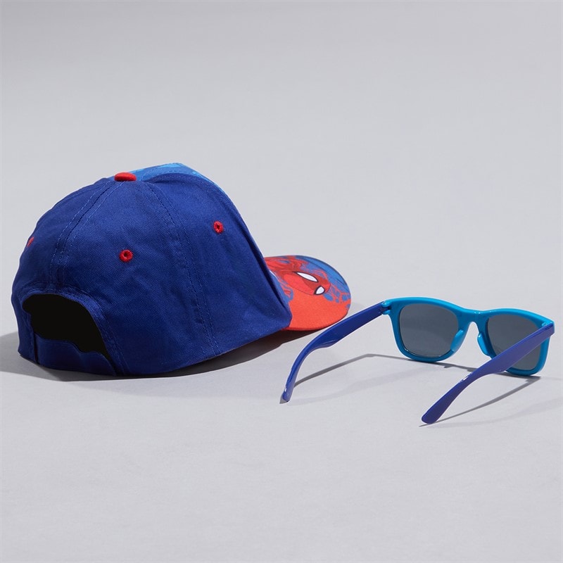 Spiderman Boys Two Piece Cap And Sunglasses Set Multi - Image 2