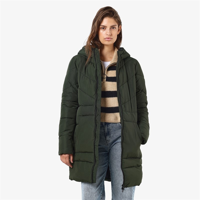Noisy May Womens Tally Puffer Coat Rosin