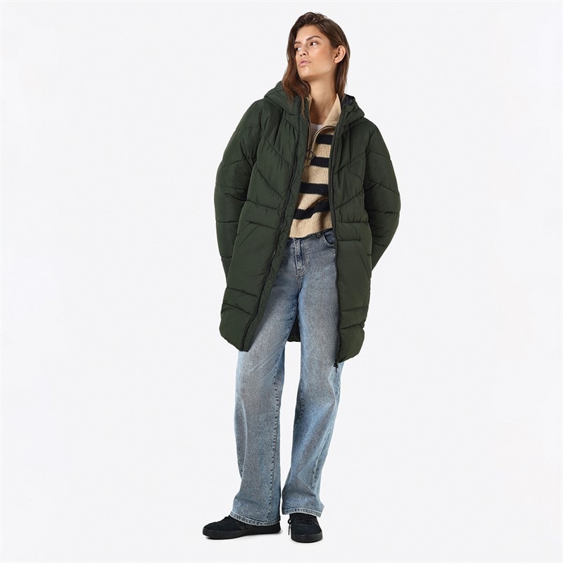 Noisy May Womens Tally Puffer Coat Rosin - Image 2
