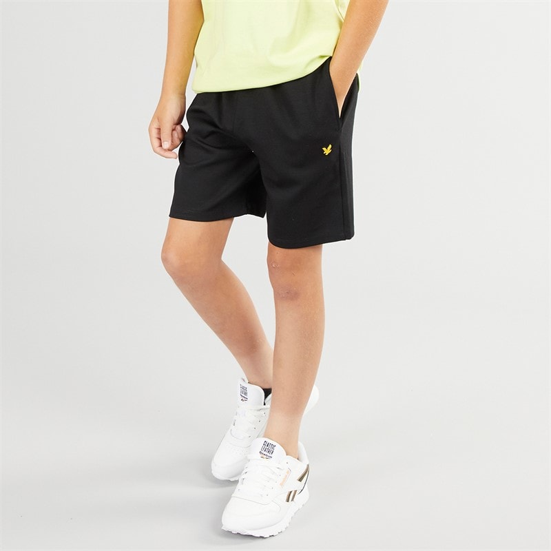 Lyle And Scott Boys Fly Fleece Shorts Z865 Jet Black