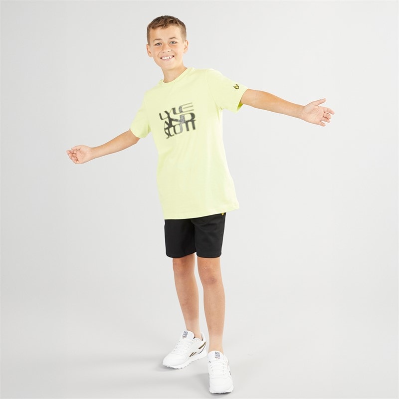 Lyle And Scott Boys Fly Fleece Shorts Z865 Jet Black - Image 3