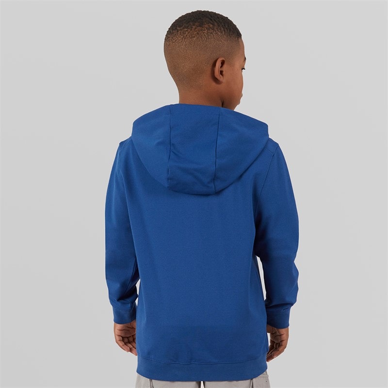 Lyle And Scott Boys Fly Fleece Zip Through Hoodie X856 Navy Peony - Image 2