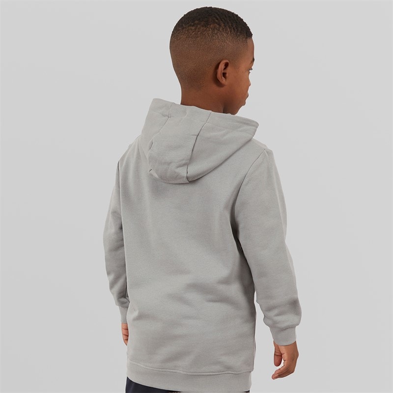 Lyle And Scott Boys Multi Coloured Print Hoodie X852 Sharkskin - Image 2