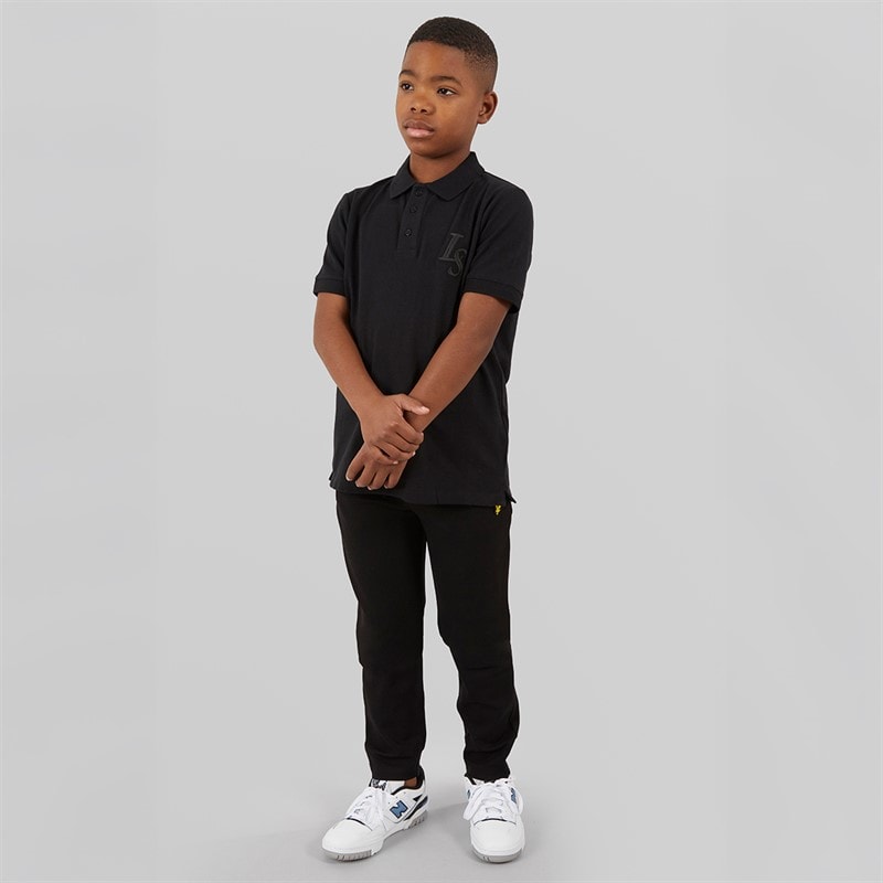 Lyle And Scott Boys Smart Joggers Z865 Jet Black - Image 3