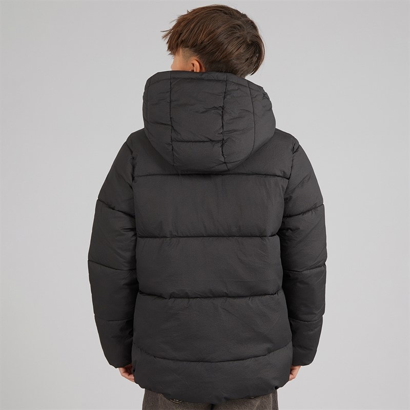 Lyle And Scott Boys Ripstop Quilted Puffer Coat Jet Black - Image 2