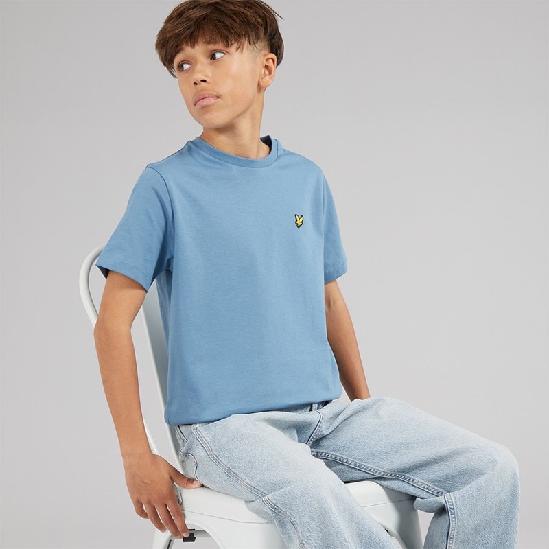 Lyle And Scott Boys T-Shirt Ocean Sky - Image 1