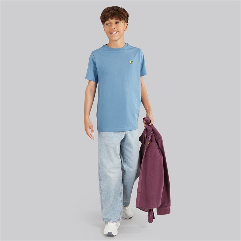 Lyle And Scott Boys T-Shirt Ocean Sky - Image 3