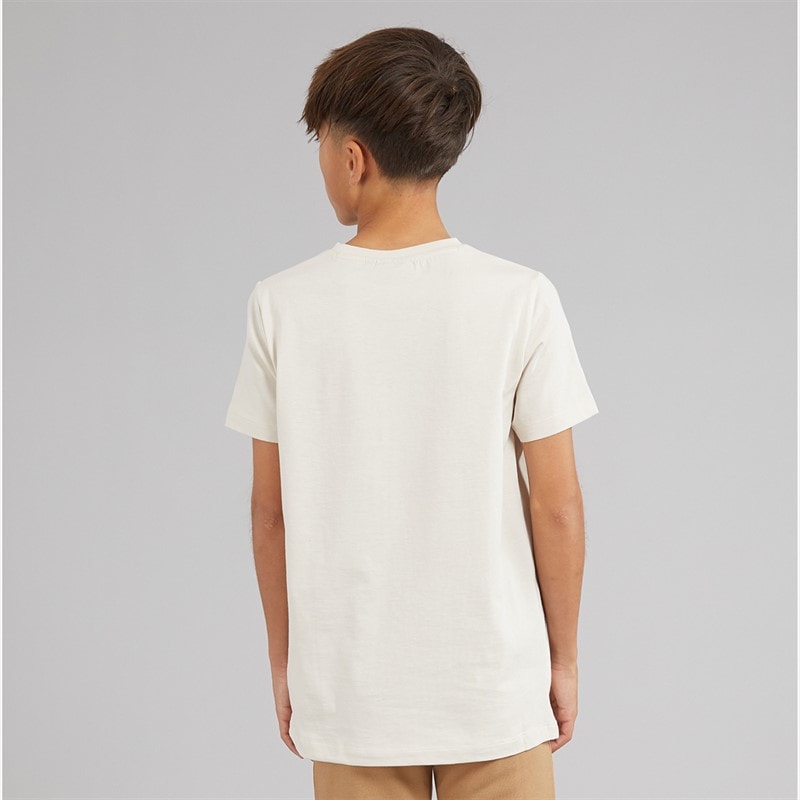Lyle And Scott Boys Towelling Eagle T-Shirt Putty - Image 2