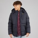 Lyle And Scott Boys Ripstop Quilted Puffer Coat Dark Navy