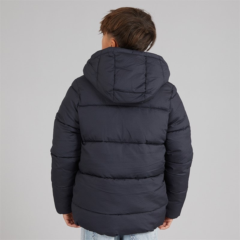 Lyle And Scott Boys Ripstop Quilted Puffer Coat Dark Navy - Image 2