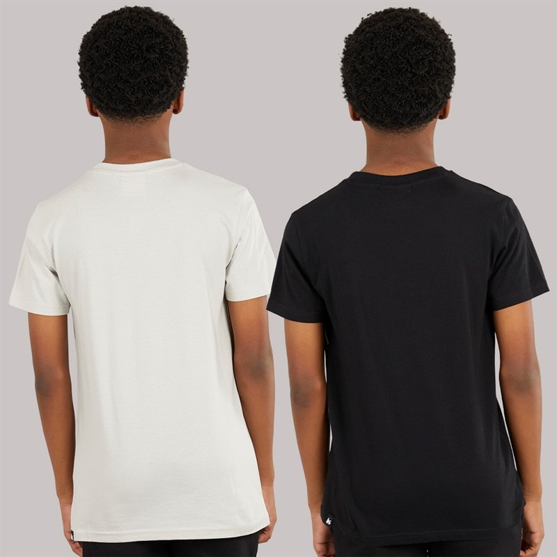 Money Boys High Roller Two Pack T-Shirts Black/Grey Violet - Image 2