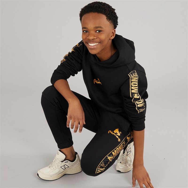 Money Boys Speed Tape Tracksuit Black - Image 1