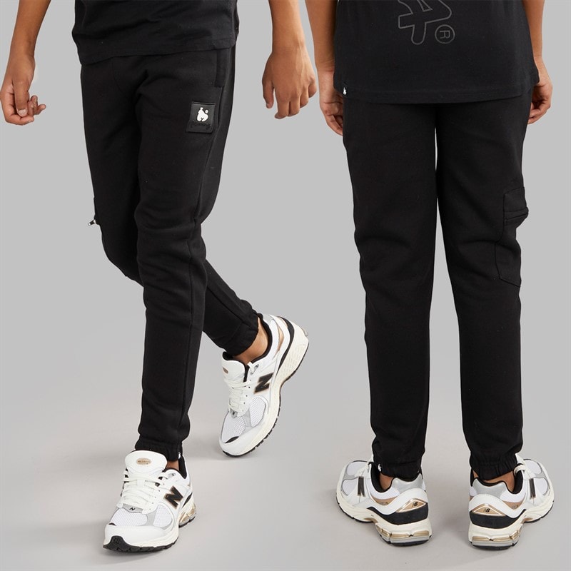 Money Boys Combo Patch T-Shirt Sweatshirt And Joggers Tracksuit Set Black - Image 3