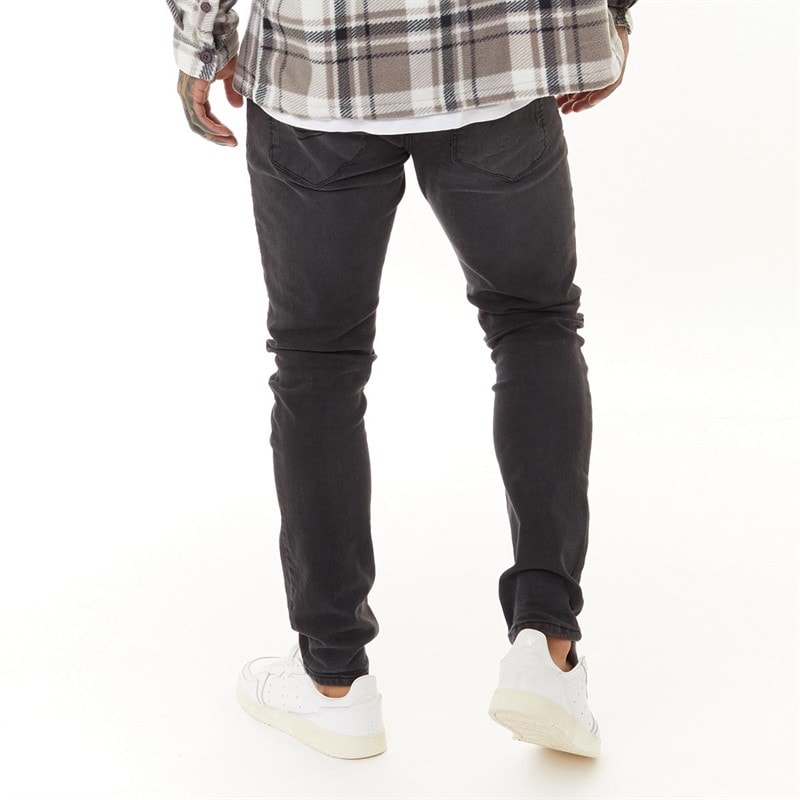Money Mens Ape Embossed Jeans Black - Image 2