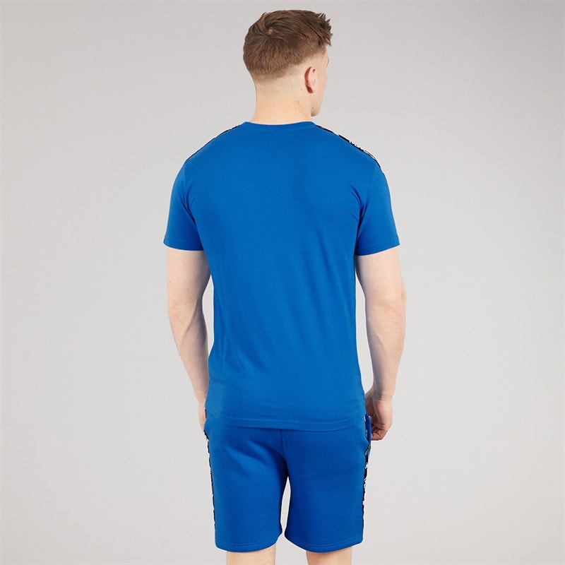 Money Mens Tap Sig T-Shirt And Shorts Set Royal Blue - Image 2
