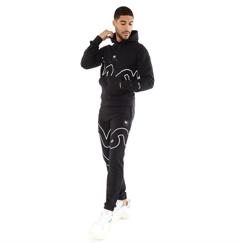 Money Mens Hidden Sig Tracksuit Black - Image 5
