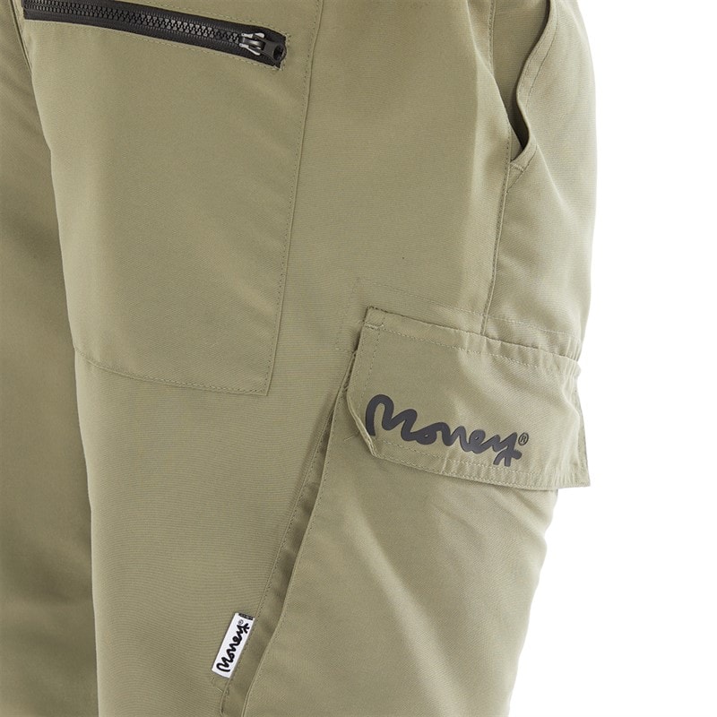Money Mens Cargo Engineer Pants Olive - Image 3