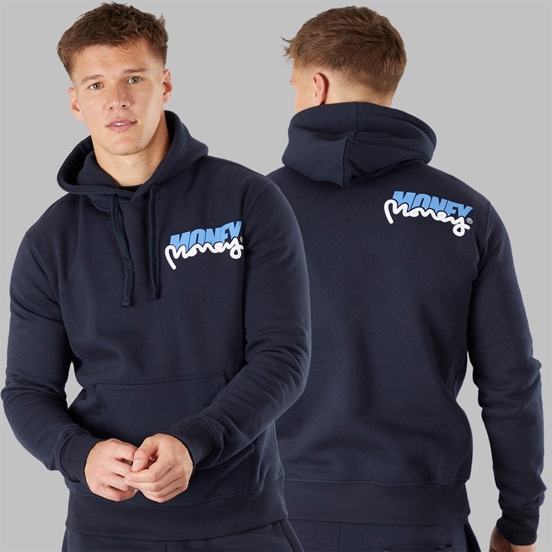 Money Mens Three Pack Tracksuit and T-Shirt Set Navy - Image 4