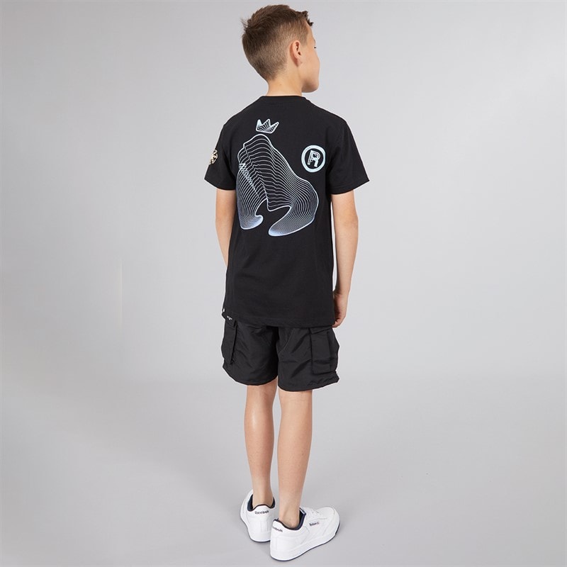 Money Boys T-Shirt and Cargo Shorts Set Black - Image 2