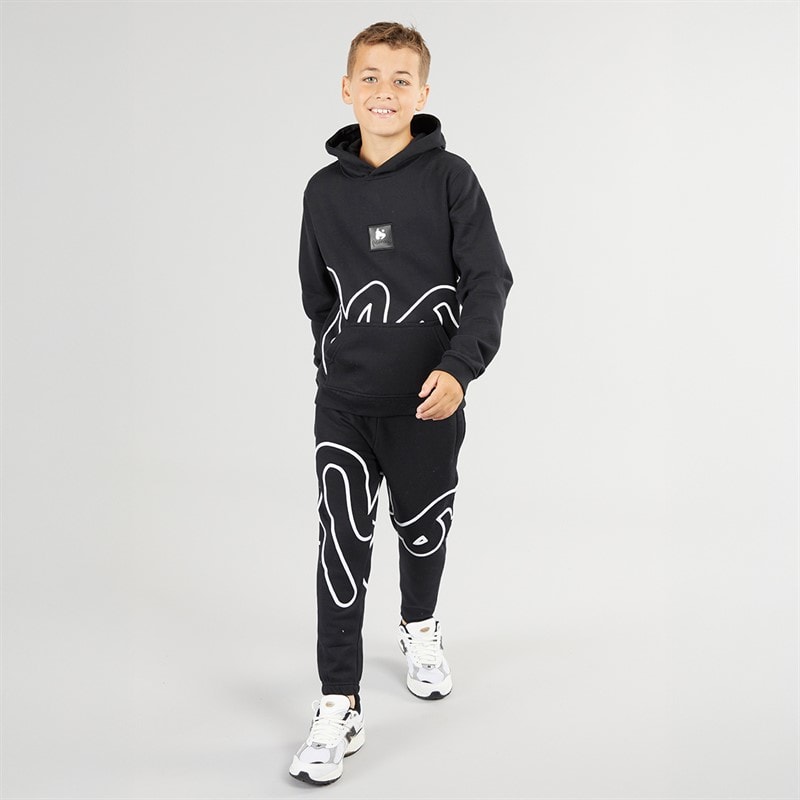 Money Boys Hidden Sig Hoodie And Joggers Tracksuit Black - Image 3