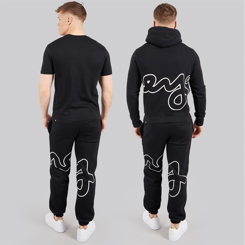 Money Mens Hidden Sig Three Piece Tracksuit Black - Image 2