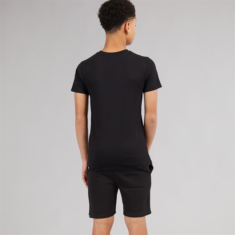 Money Boys Double Money T-Shirt And Shorts Set Black - Image 2