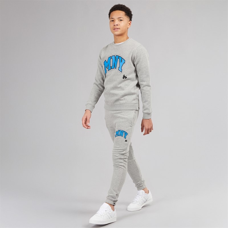 Money Boys State Crew Tracksuit Charcoal - Image 3