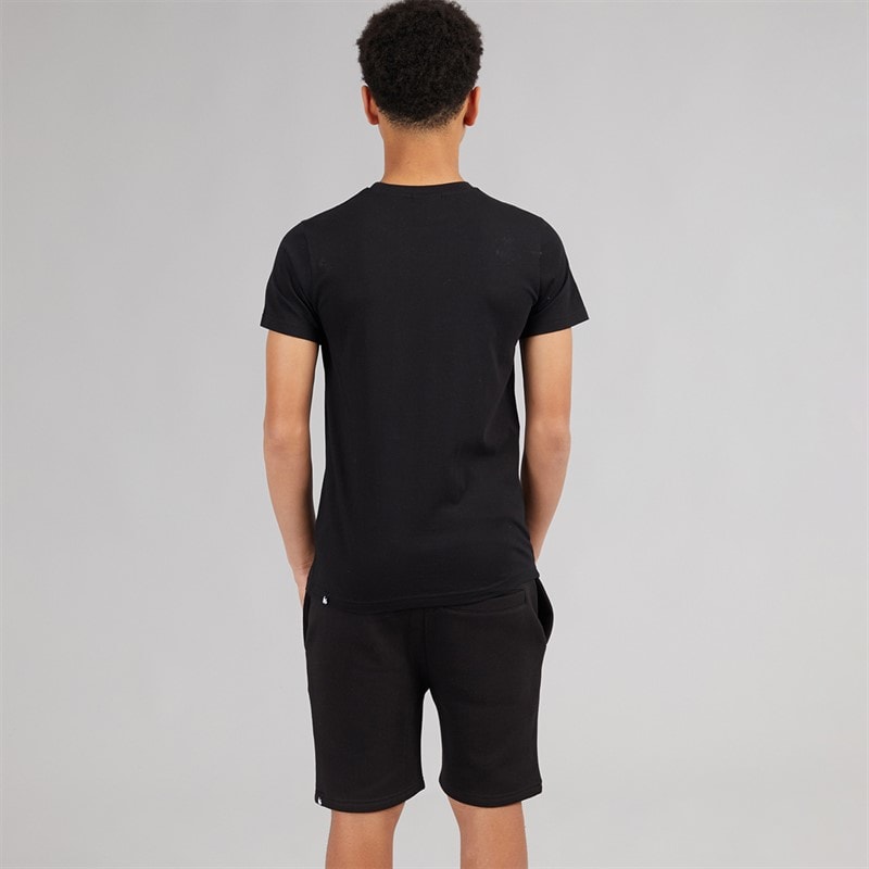 Money Boys Mountain T-Shirt And Shorts Set Black - Image 2