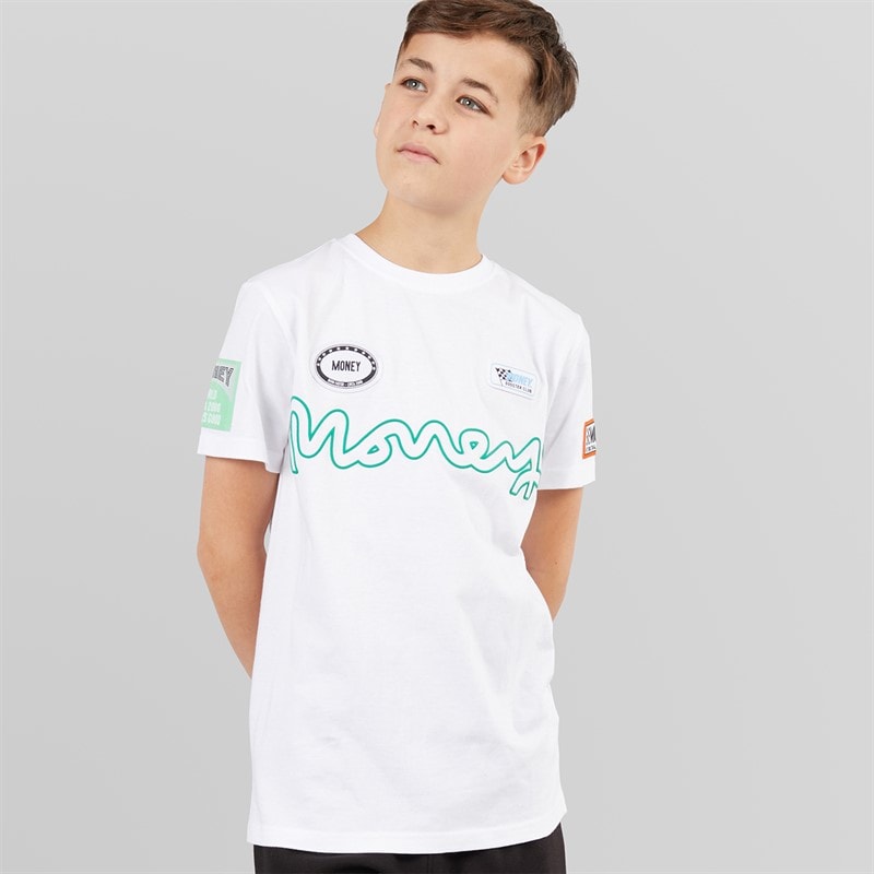Money Boys Patch T-Shirt White - Image 1