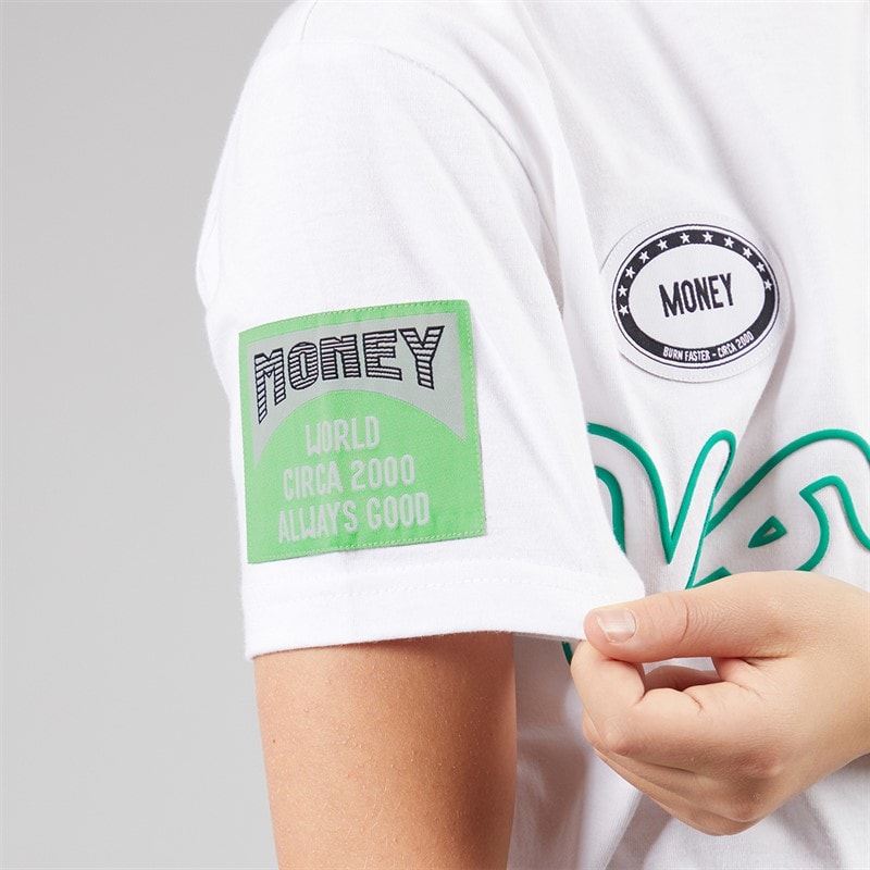 Money Boys Patch T-Shirt White - Image 5