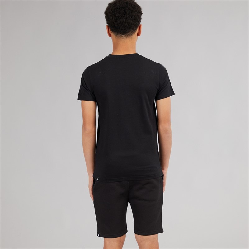 Money Boys Ape Sig T-Shirt And Shorts Set Black - Image 2