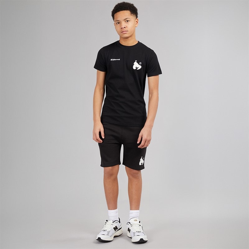Money Boys Ape Sig T-Shirt And Shorts Set Black - Image 4