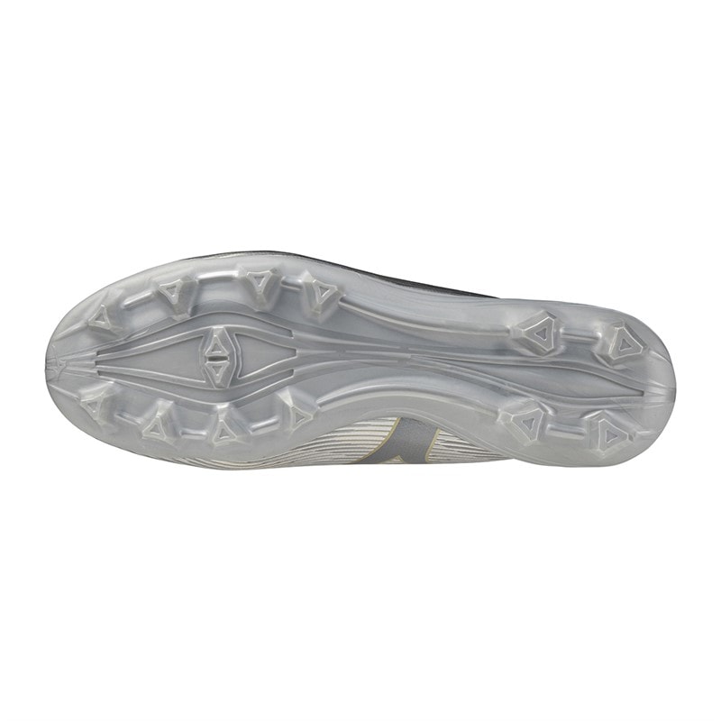 Mizuno Mens Mizuno A II Select FG Firm Ground Football Boots Galaxy Silver/8605 C/Gold - Image 2