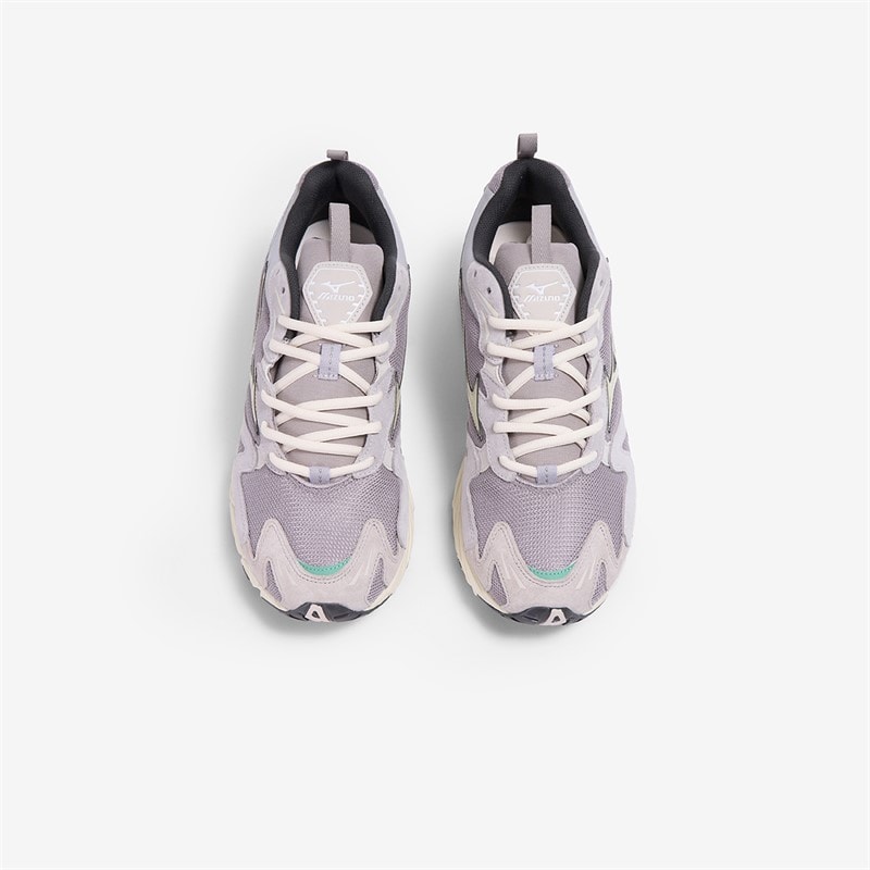 Mizuno Wave Rider 10 Trainers Opal Gray/Pristine/Creme De Menthe - Image 4