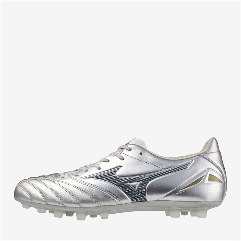 Mizuno Mens Morelia Neo IV Pro AG Artificial Ground Football Boots Galaxy Silver/8605 c/Cool Grey 3c Galaxy Silver/8605C/Coolgray3C - Image 1