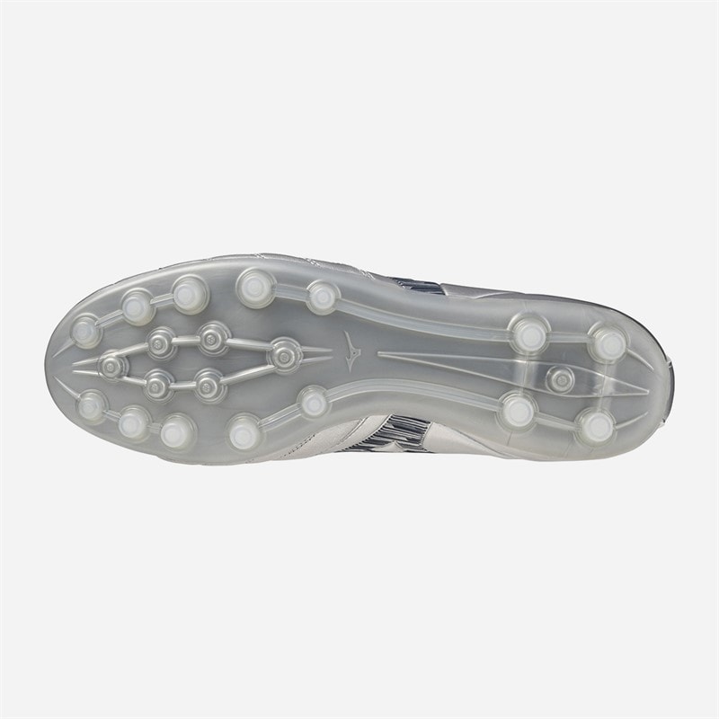 Mizuno Mens Morelia Neo IV Pro AG Artificial Ground Football Boots Galaxy Silver/8605 c/Cool Grey 3c Galaxy Silver/8605C/Coolgray3C - Image 2