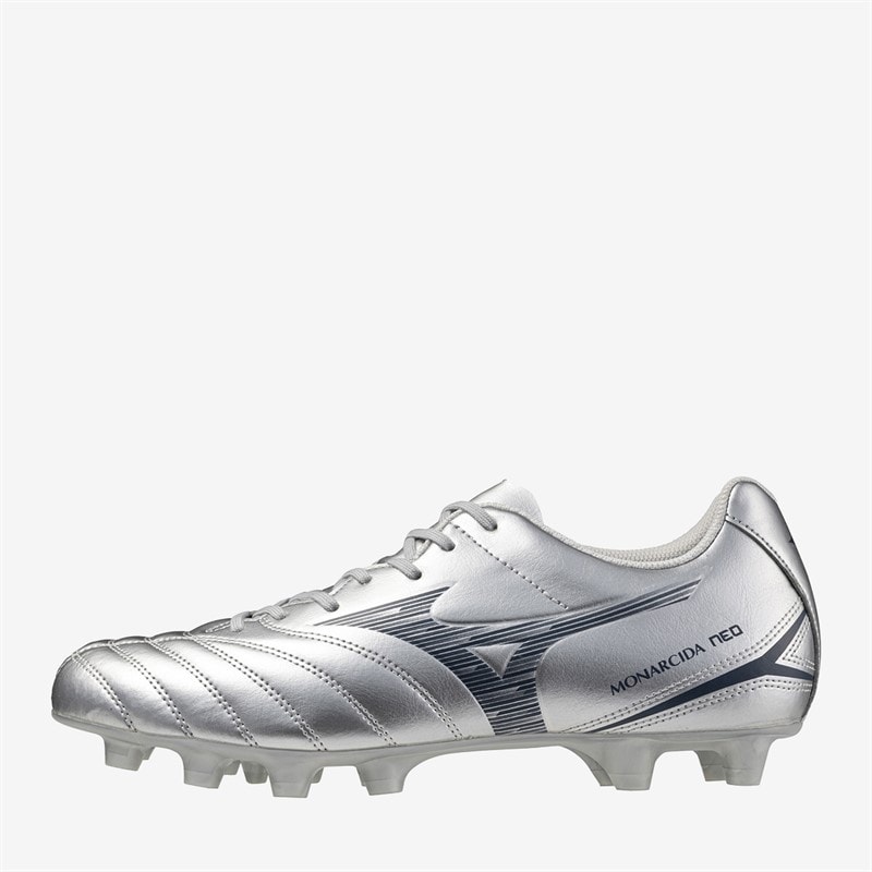 Mizuno Mens Monarcida Neo III Select FG Firm Ground Football Boots Galaxy Silver/8605 C - Image 1