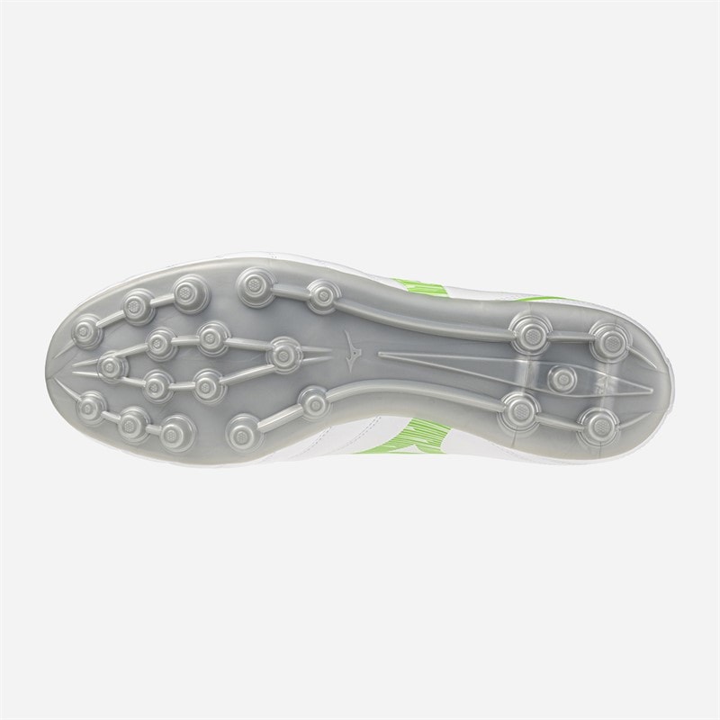 Mizuno Mens Monarcida Neo III Select AG Artificial Ground Football Boots White/Neon Green - Image 2