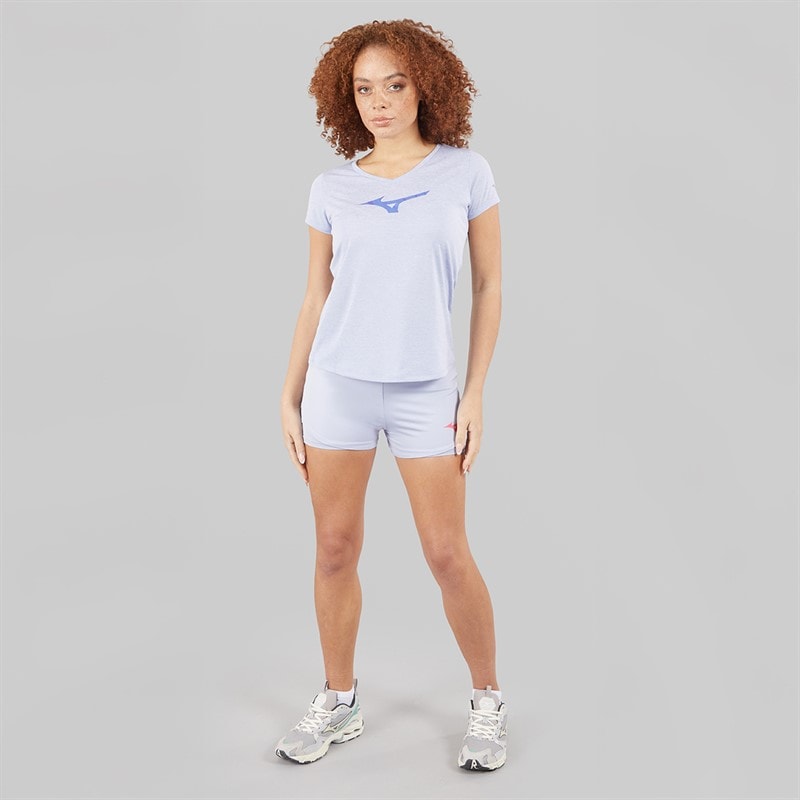 Mizuno Womens Flex Tennis Shorts Icelandic Blue - Image 4