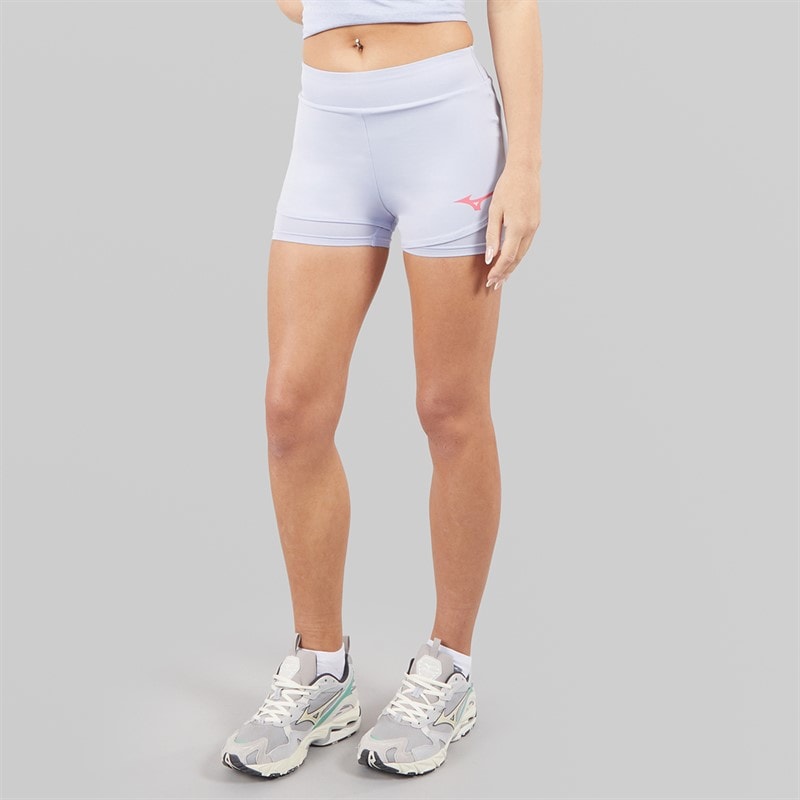 Mizuno Womens Flex Tennis Shorts Icelandic Blue - Image 5