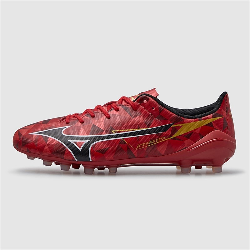 Mizuno Mens Mizuno A II Select AG Artificial Ground Football Boots Morelia 40Th Red/Black/Gold - Image 2