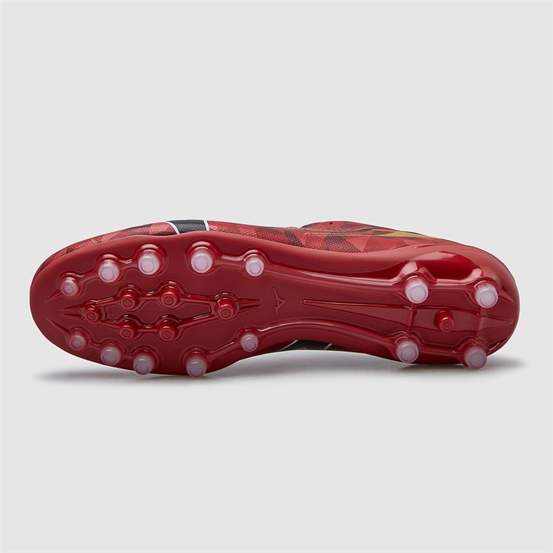 Mizuno Mens Mizuno A II Select AG Artificial Ground Football Boots Morelia 40Th Red/Black/Gold - Image 3