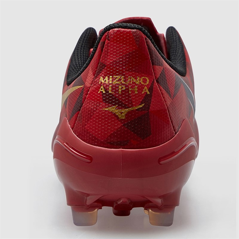 Mizuno Mens Mizuno A II Select AG Artificial Ground Football Boots Morelia 40Th Red/Black/Gold - Image 4