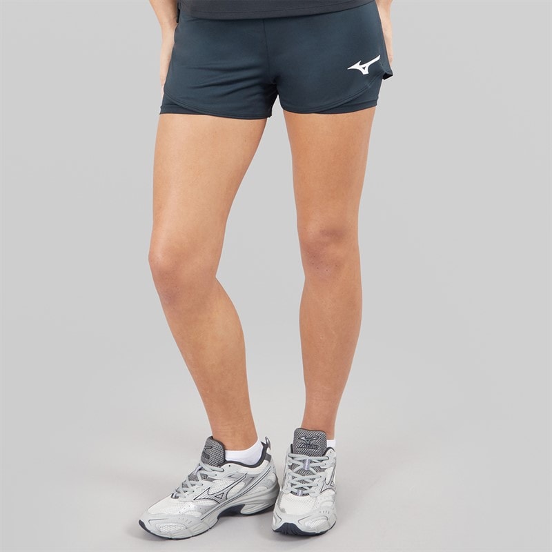 Mizuno Womens Flex Tennis Shorts Black - Image 1