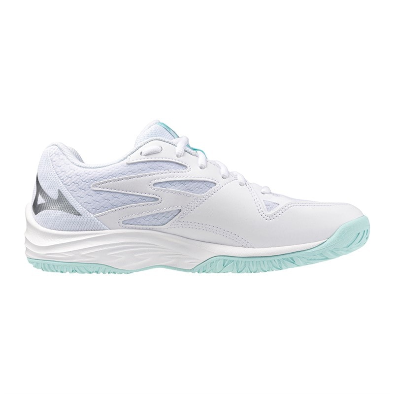 Mizuno Junior Boys Lightning Star Z7 Indoor Court Shoes White/Blue Tint - Image 5